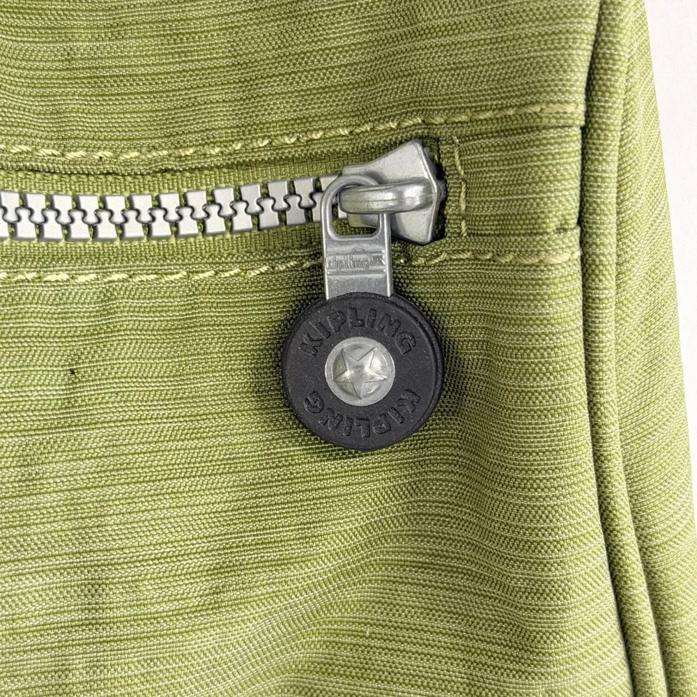 Green Kipling Tote Bag / Purse with Green Gorilla Charm